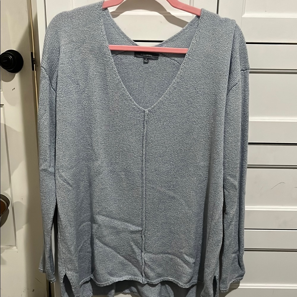 BE COOL Blue V-Neck Sweater Pullover